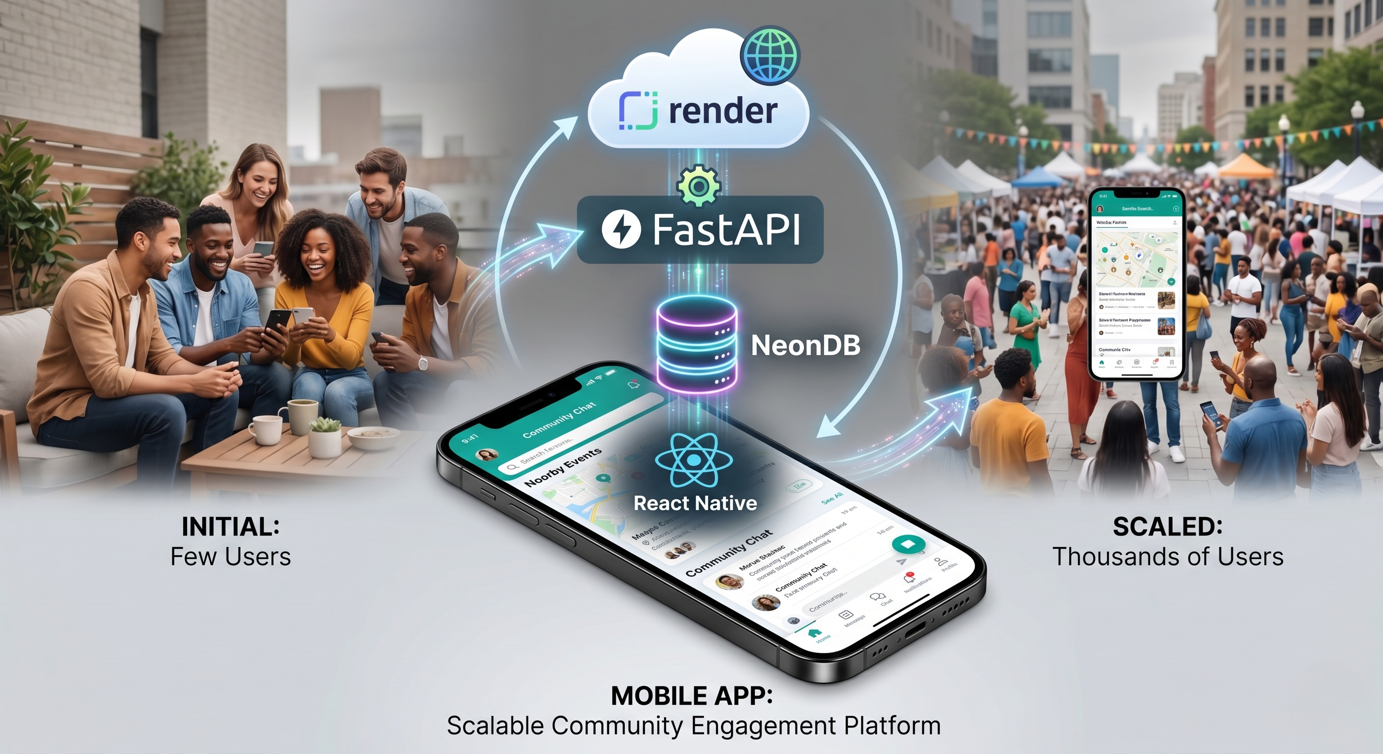 React Native + FastAPI Application